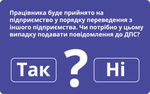 Переведення працівника: як бути з повідомленням